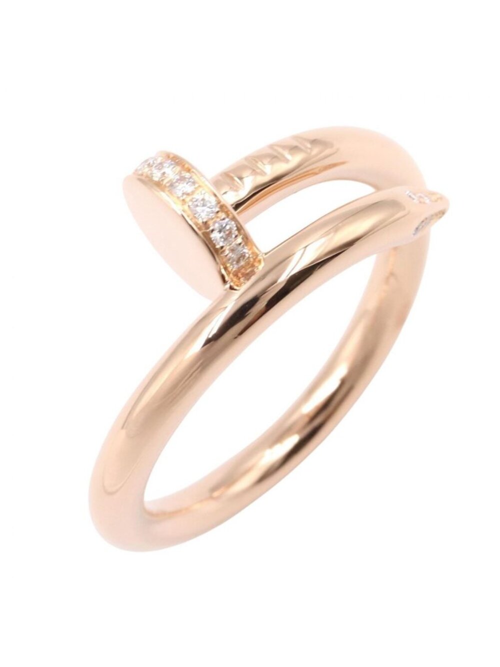 Cartier Ring Juste un Clou Diamond 18k Pink Gold